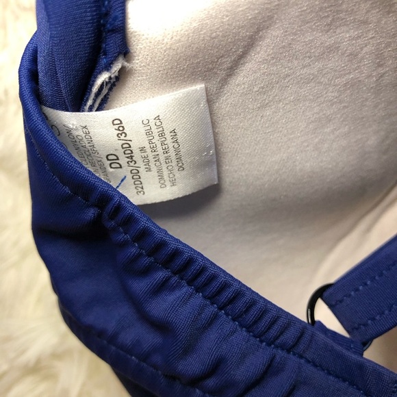 VENUS Blue Bikini with Molded Cups and Adjustable Straps - Picture 11 of 12